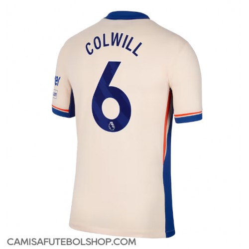 Camisa de time de futebol Chelsea Levi Colwill #6 Replicas 2º Equipamento 2024-25 Manga Curta